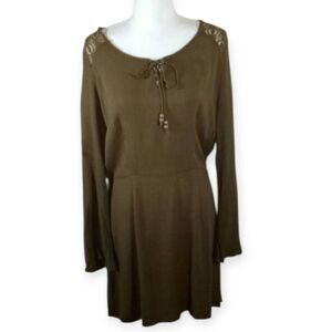 MIMI CHICA ARMY GREEN DRESS SZ.XL EUC